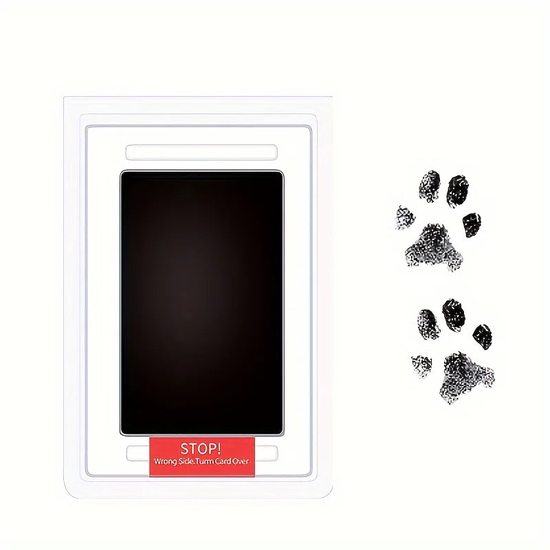 Pet Paw Print Ink Pad for Dogs, Touchless Ink Pad Pet Footprint Pad for Memorial Supplies